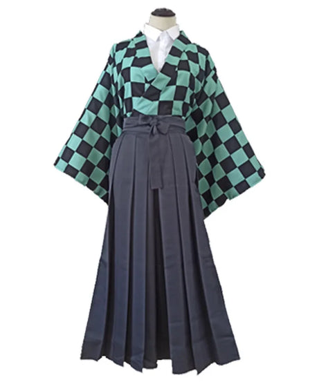 Anime Demon Slayer Surrounding Characters Tanjirou Nezuko Zenitsu Giyuu Cosplay Costume Kimono Dressing Anime Suit Festival