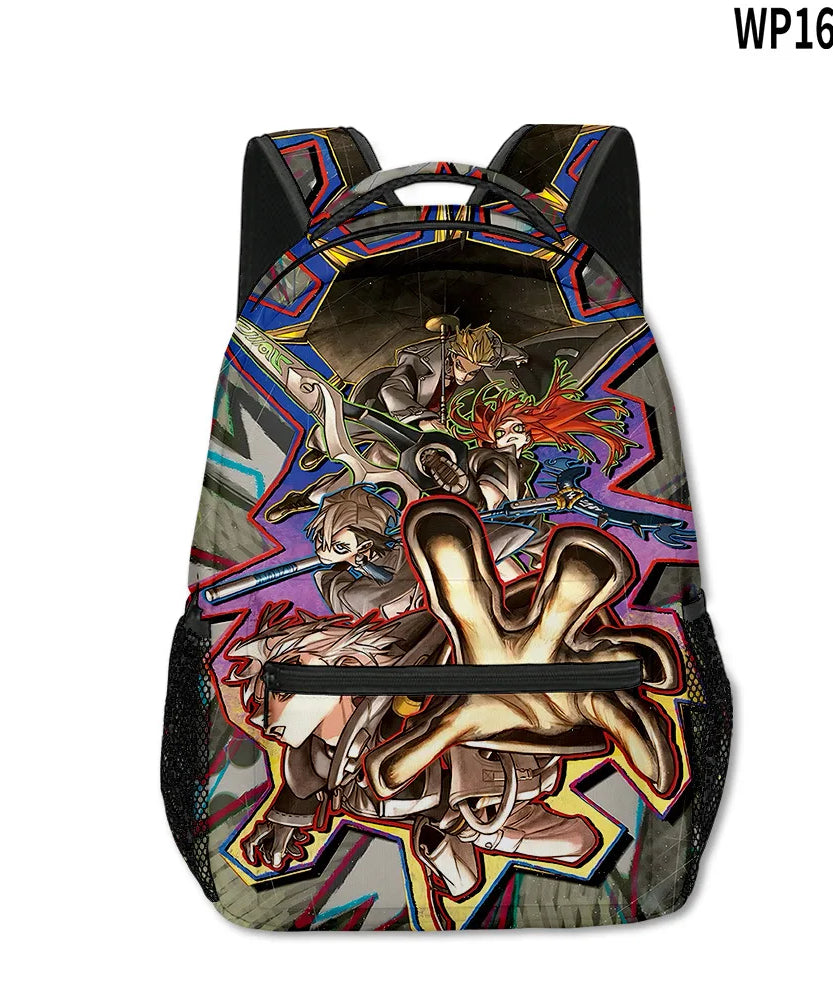 Trendy Popular Novelty Gachiakuta student Bookbag Notebook Backpacks 3D Print Oxford Waterproof Boys/Girls Travel Backpacks