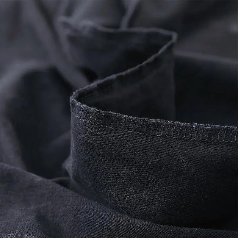 Anime Tshirts Men Women Bleach Zaraki Kenpachi Printed Acid T-Shirt Cotton Graphic Punk Harajuku Tees Men's Clothing