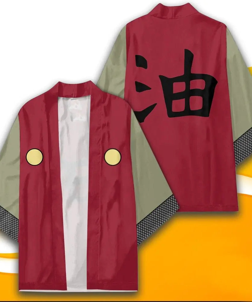 Uchiha Itachi shirt  Kimono Cardigan Print Crow Loose Blouse Shirt Haori Obi Asian Clothes Harajuku Streetwear