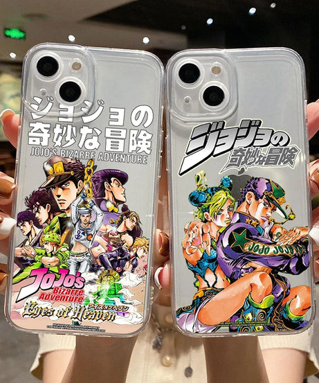 JoJo's Bizarre Adventure JoJo Anime Phone Cover For iPhone 11 12 13 14 15 16 17 Pro Max 16 15 14 Plus 17AIR Soft Silicone Case