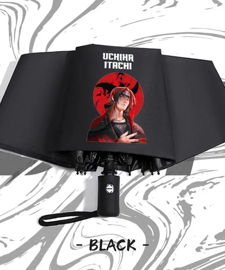 Naruto anime peripheral automatic umbrella Naruto Namikaze Minato Uchiha Itachi Kakashi Haruno Sakura sunshade umbrella gift