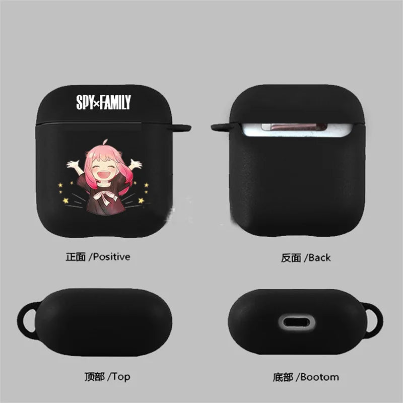 Spy x Family AirPods Case – Yor, Anya & Loid Forger Soft Cover for AirPods 1/2/3/Pro