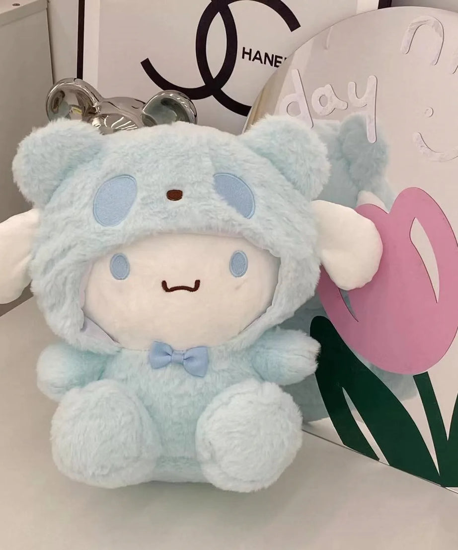 Sanrio 25Cm Anime Kuromid Toys Kawaii Mymelody Cinnamorol Plush Soft Stuffed Animals Doll Plushie Pillow Xmas