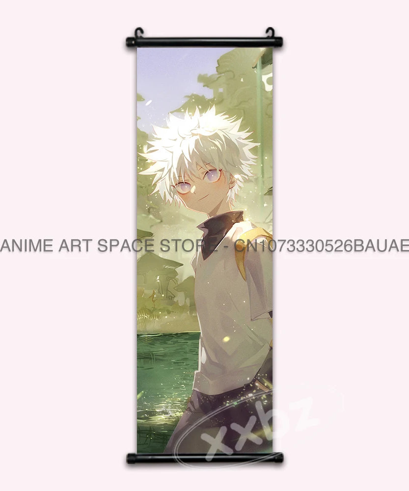 Hunter x Hunter Scroll Poster – Classic Anime Wall Art Canvas Decoration