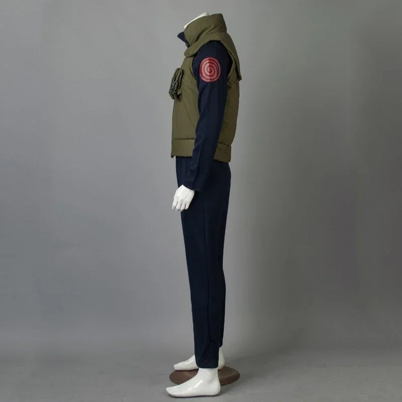 Anime Naruto Hatake Kakashi Cosplay Costume – Premium Ninja Uniform Full Outfit for Adults 3