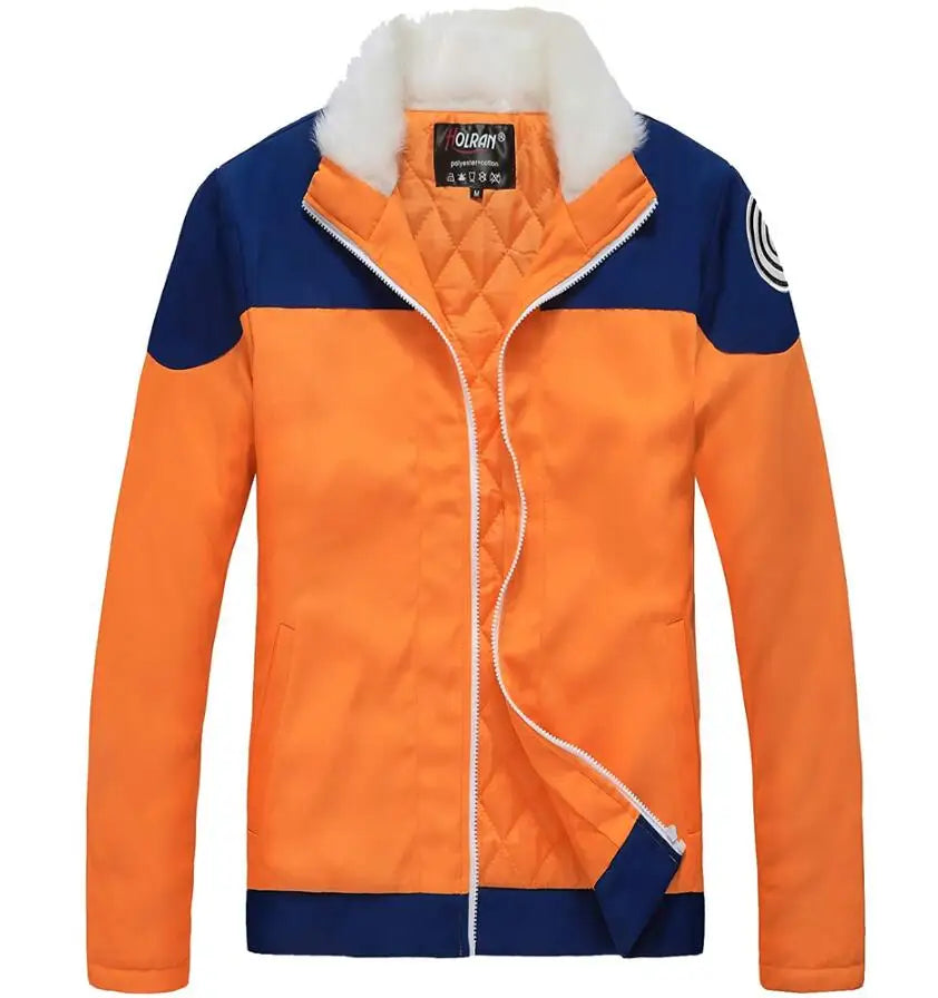 Naruto Uzumaki Winter Hoodie Cosplay Jacket - Unisex Casual Sports Coat