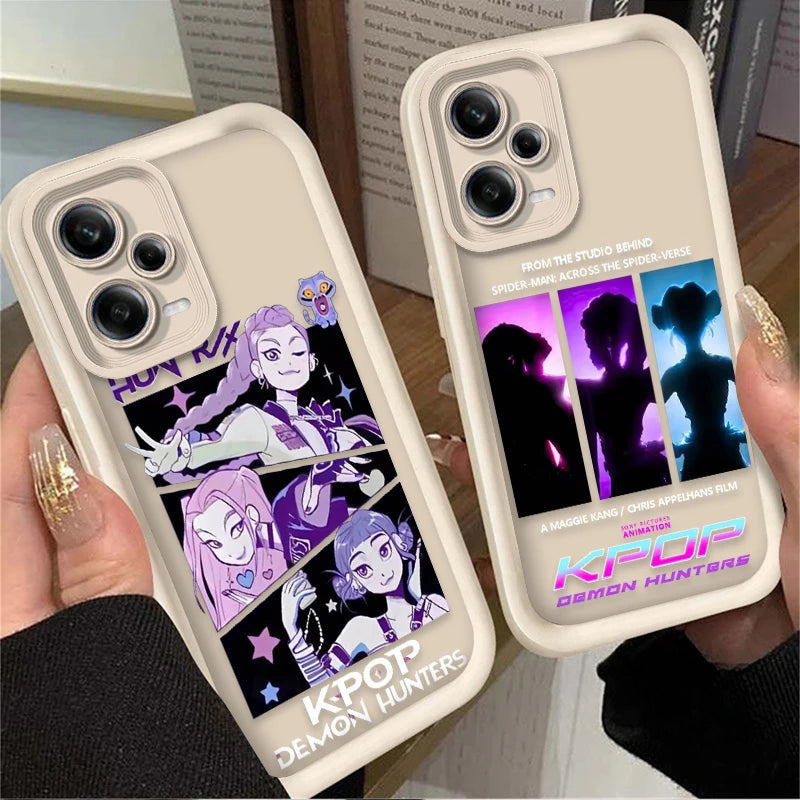 D-demon H-Hunters K-Kpop Case For Xiaomi Redmi Note 13 14 12 11 Pro Plus 5G 14S 12S 11S 10S 10 9 Redmi 14C 13C 12C 12 4G Cover