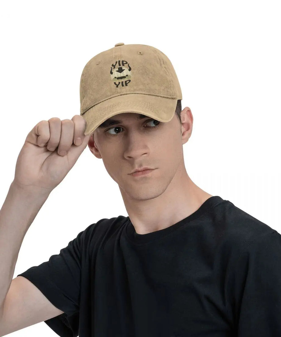 Vintage Yip Yip Appa The Last Airbender Baseball Caps Unisex Style Distressed Washed Snapback Hat Outdoor Gift Caps Hat