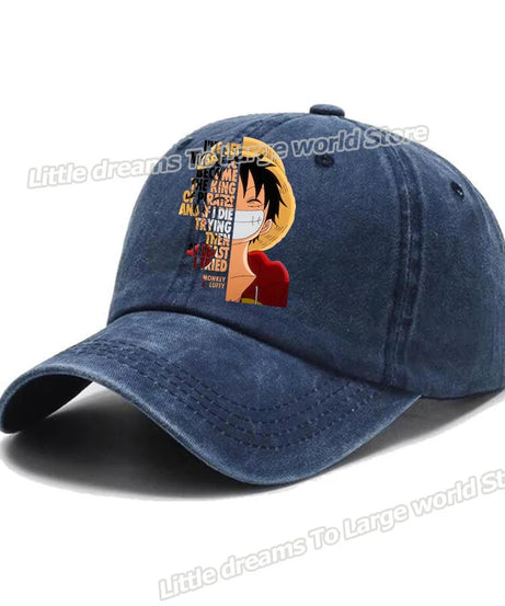 One Piece Baseball Cap Men Anime Printed Snapback Hat Adult Women Summer Sunshade Caps Unisex Hip Hop Casual Adjustable Hat Gift