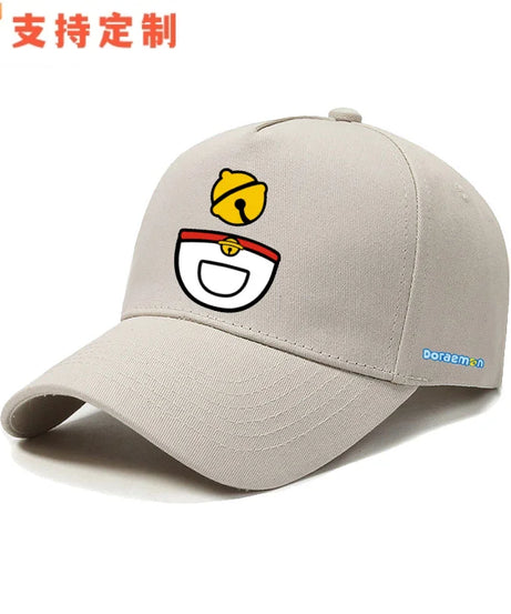Doraemon machine cat little ding-dong anime outdoor leisure baseball cap sports sunshade sunscreen duckbill hat for men