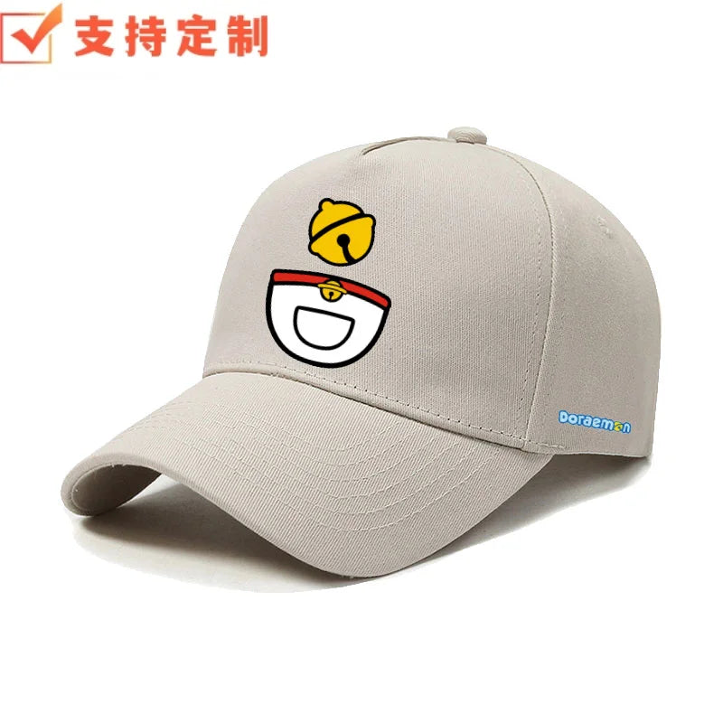 Doraemon machine cat little ding-dong anime outdoor leisure baseball cap sports sunshade sunscreen duckbill hat for men