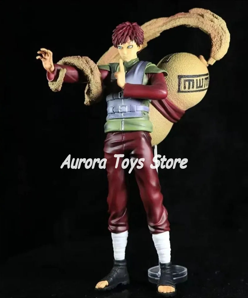 25-27cm Naruto Anime Figure Gaara Action Figures PVC Statue Collection Model Toys Desk Decor Birthday