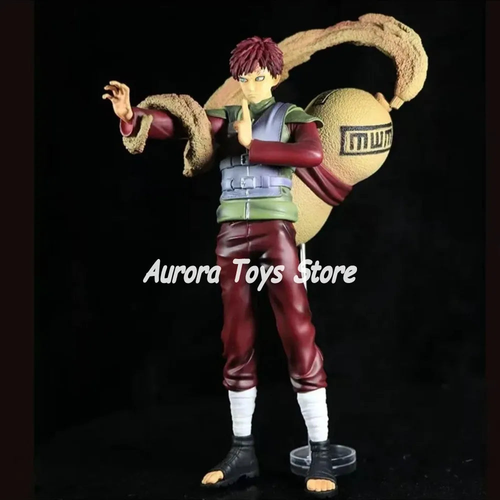 25-27cm Naruto Anime Figure Gaara Action Figures PVC Statue Collection Model Toys Desk Decor Birthday