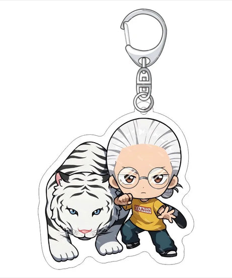 Anime Sakamoto Days NEW Acrylic Acrylic Fun Keychain Animation Related Product Girl Gift Key Chain Bag Charm Q version Pendant