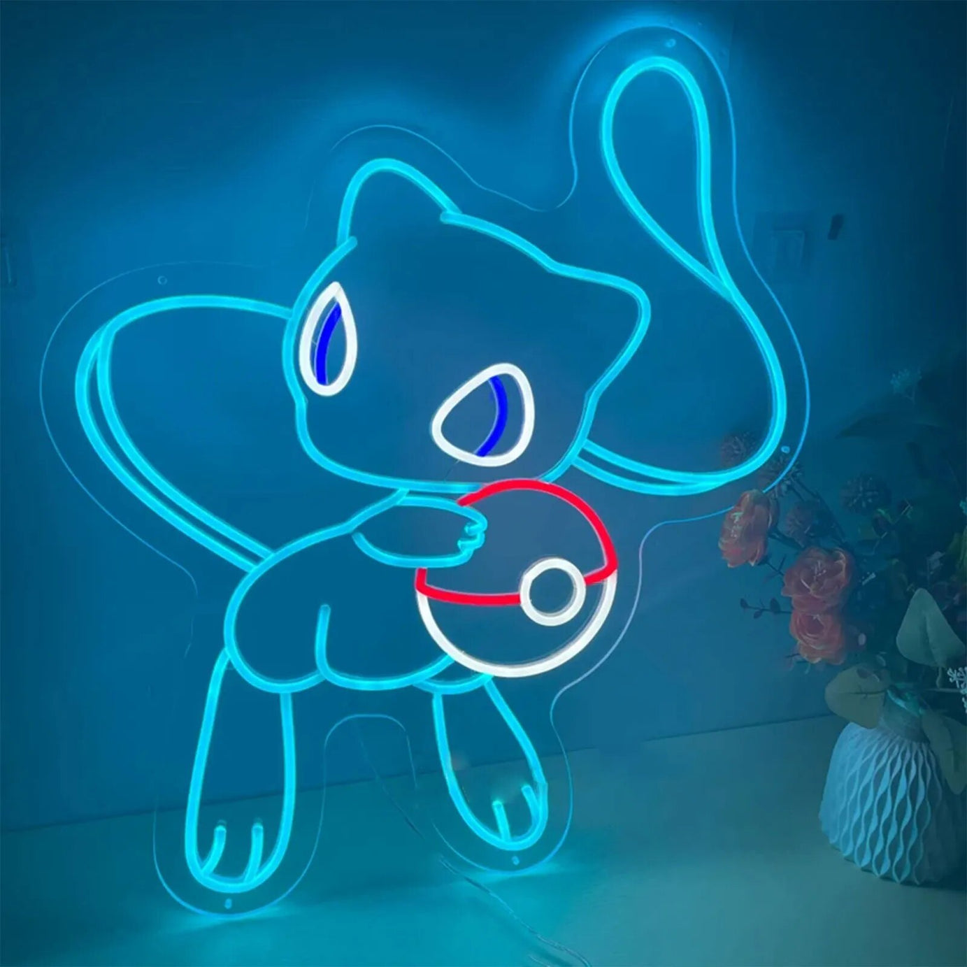 ustom Anime Pokemon LED Neon Light: Adorable Neon Sign for Indoor Walls, Perfect for Weddings, Events, Parties, Home Decor