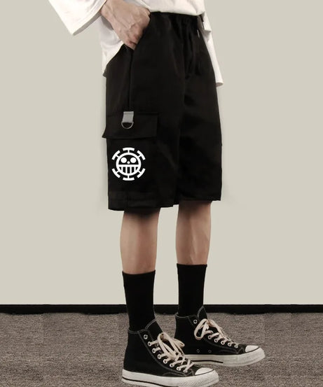 ONE PIECE Chopper White Beard Tooling Shorts Sweatpants Anime Two-dimensional Trend Five-point Casual Pants for Men and Women