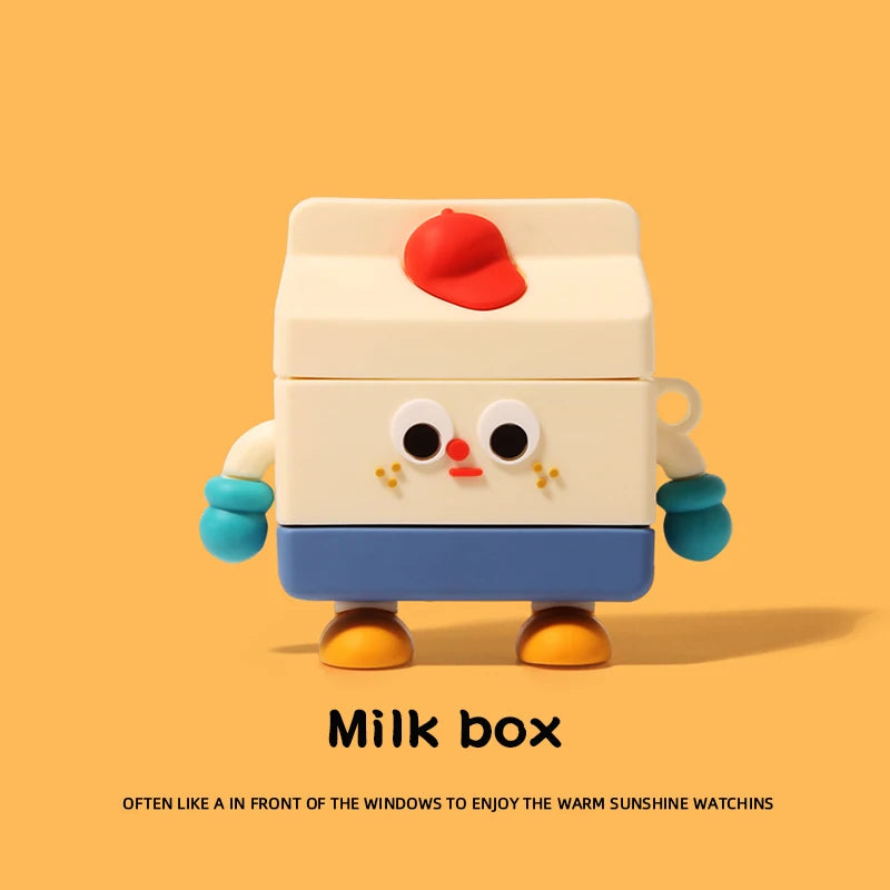 Protective Case for Airpods 4 3 2 Cover for Apple AirPods Pro2 Pro 2nd Generation Shell Game Console Anime Robot Fire