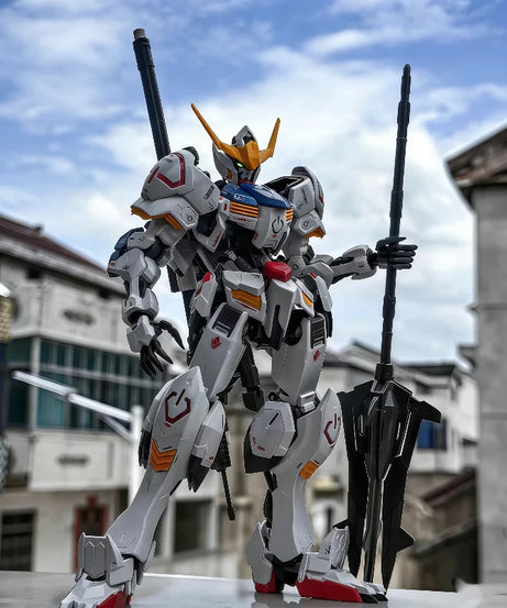 MG 1/100 Asw-G-08 Barbatos 4th Form Mecha Model Kit Assembly Action Figures With Water Decals Mobile Suit Surprise Gift Toys ﻿