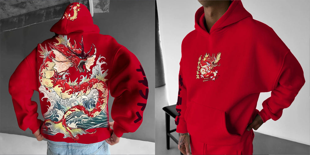 Pokémon Gyarados Hoodie — Print Pullover 8