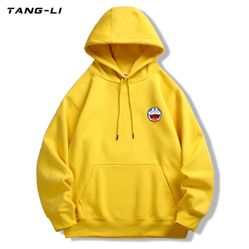 Doraemon Couple Hoodie – Nobita, Shizuka & Gian Cartoon Sweater (Unisex)