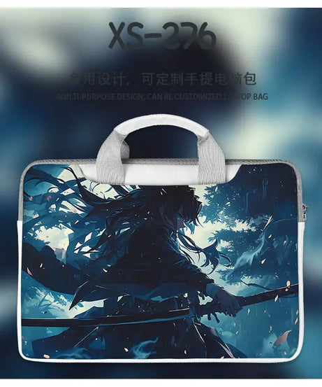 Demon Slayer Nezuko Tanjiro Notebook Laptop Bag Can Be Worn on One Shoulder As A Suitcase 12-16 Inches Anime Universal