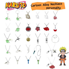 Akatsuki Red Cloud Alloy Pendant Necklace – Naruto Fashion Jewelry
