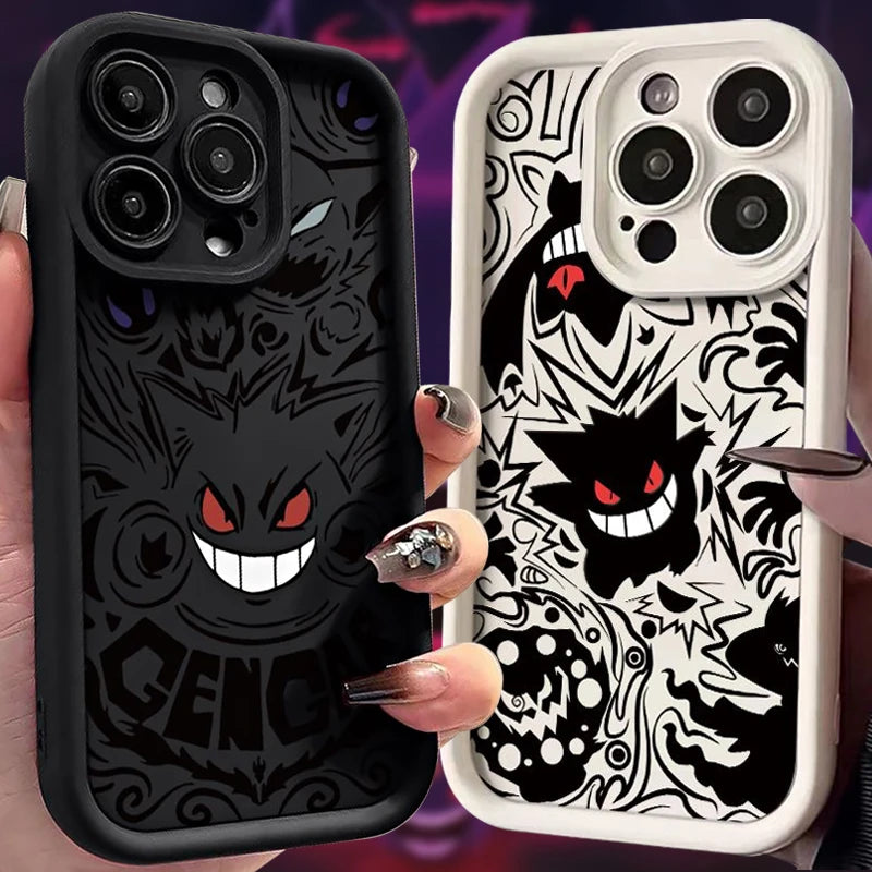 Pokemon Gengar Anime Case for Xiaomi Redmi Note 12 Turbo 12C 11 11S 10 Pro Max 10S 4G 10A 10C 9 9A 9C 9T A2 A1 Silicone Cover Funda