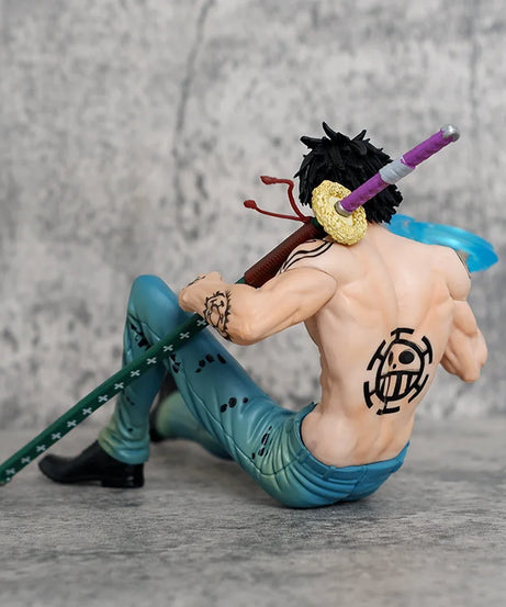 One Piece Anime Figurine Sitting Posture Trafalgar Law Operation Room Action Figures Pvc Model Collection Decoration Toys Gift