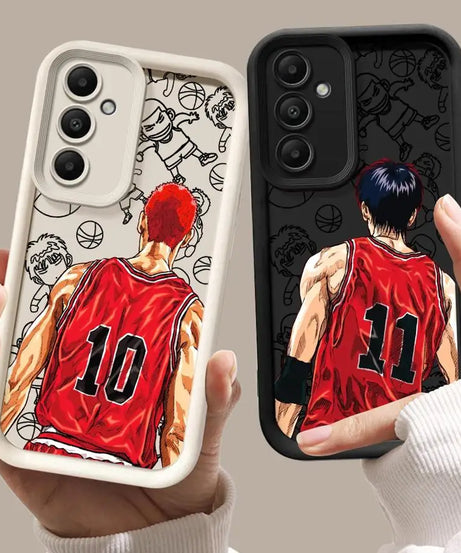 Slam Dunk Anime Phone Case – Soft Cover for Samsung Galaxy A15–A55 (4G/5G)