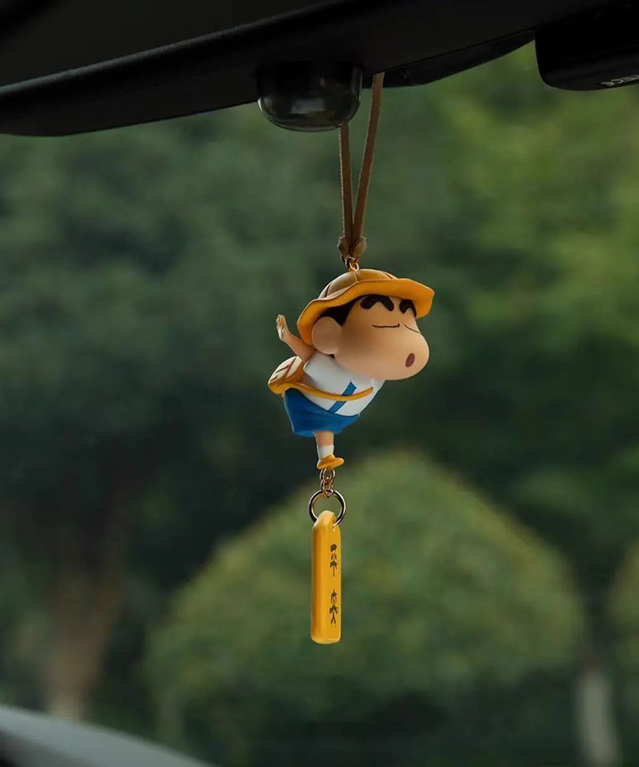 Anime Series Crayon Shin chan Cute Car Hanging Accessories Creative Gifts Safe Accessories Can Give to Friends