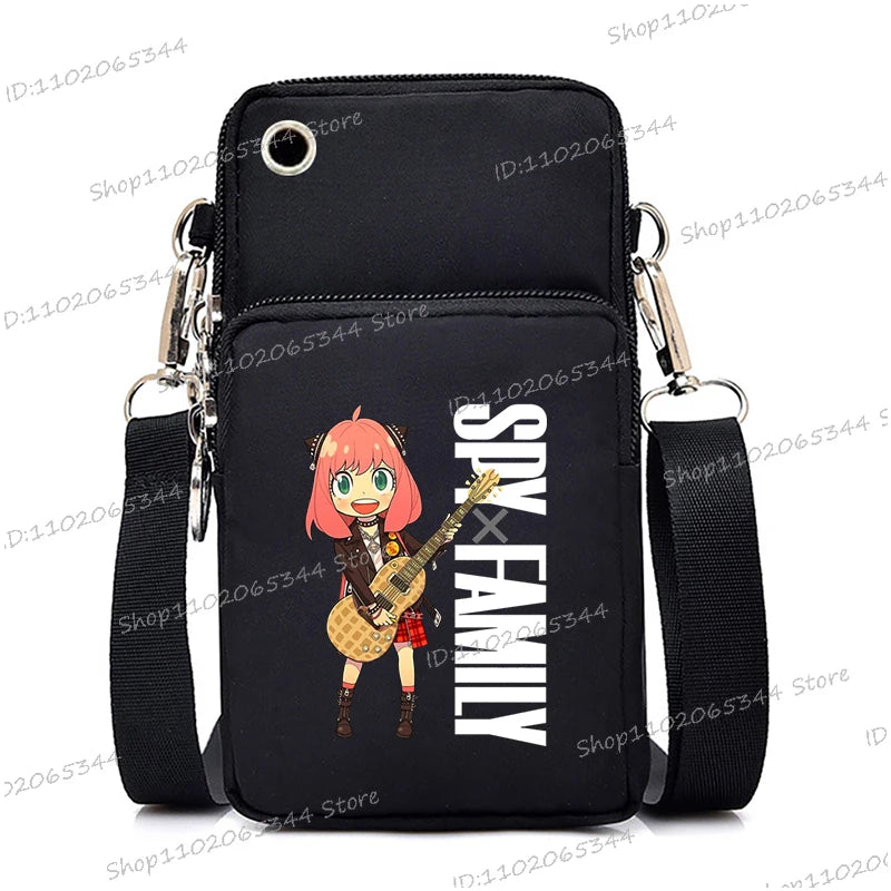 Spy x Family Anya Forger Mini Phone Crossbody Bag Casual Anime Shoulder Pouch