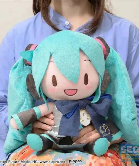 32Cm Kawaii Hatsune Miku Plush Doll Anime New Bow Miku Preciality Plush Pillow Sofa Ornaments Room Decoration Birthday Present