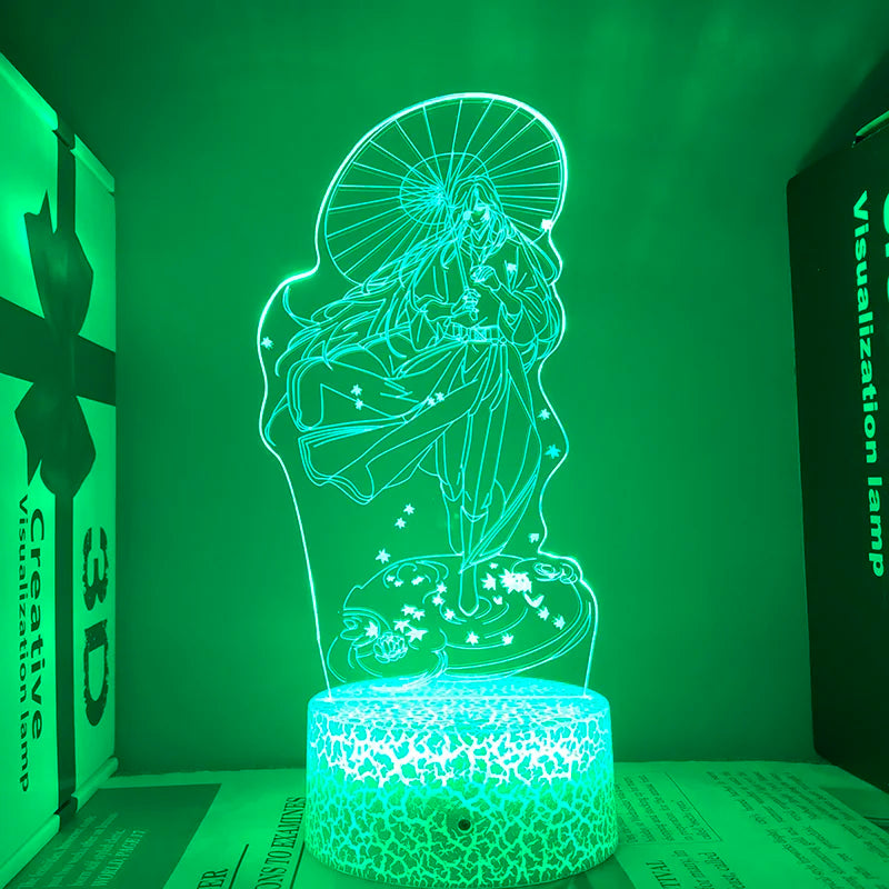 Heaven Official's Blessing Tgcf Hua Cheng Anime Figure Night Lights Manga San Lang Acrylic Stands Led Lamp Bedroom Decor Gift
