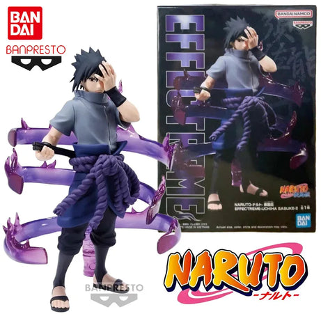 Banpresto NARUTO Anime Figure EFFECTREME Uchiha Sasuke Susanoo Action Toys for Boys Girls Gift Collectible Model