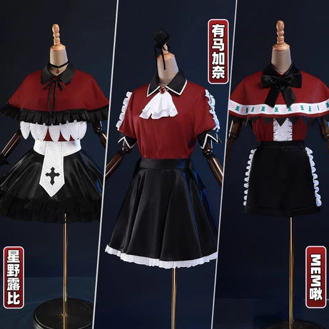 Anime Cosplay OSHI NO KO Hoshino Rubii Arima Kana MEM CYO Tops Girls Women Full Set Carnival Costume