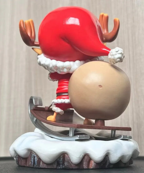 16CM One Piece ZERO Joba Large Christmas Joba Backpack Sled Scene Christmas Gift Selection Boxed Statue Model Desktop Pendant