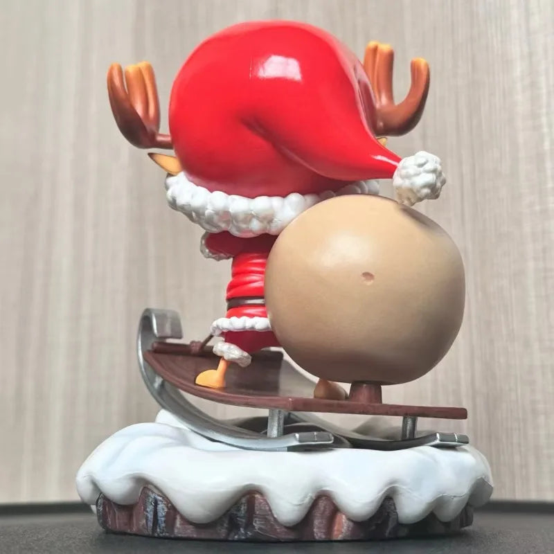 16CM One Piece ZERO Joba Large Christmas Joba Backpack Sled Scene Christmas Gift Selection Boxed Statue Model Desktop Pendant