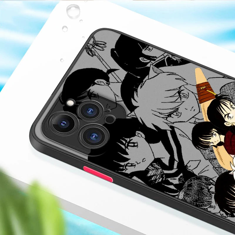 Inuyasha Anime Movie Comic Frosted Translucent For Apple iPhone 16 15 14 13 12 11 XS XR X Pro Max Plus Mini Cover Phone Case