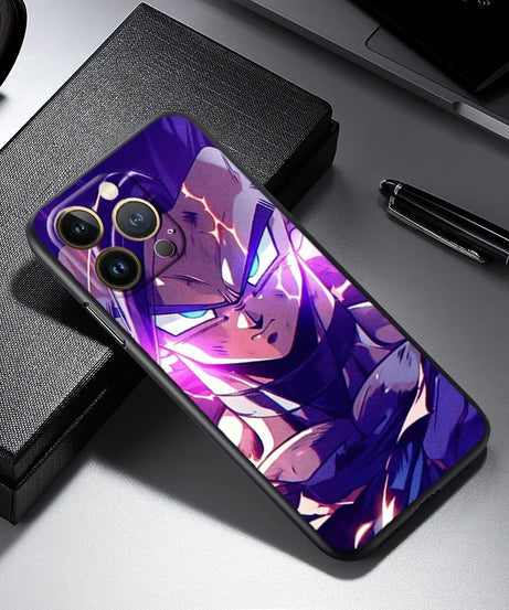 Dragon Ball Z Logo Black TPU Case – iPhone 7 to 15 Pro Max