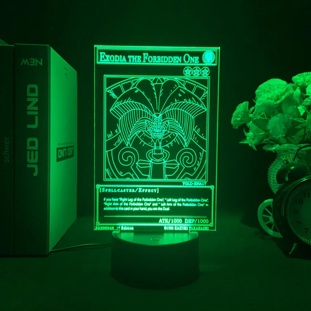 Anime Action Figure Led Night Light Manga Yu Gi Oh Dark Magician Girl for Kid Bedroom Decor Lamp Kawaii Room Decor Light