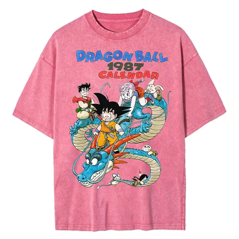 Dragon Ball Oversized Vintage T-Shirt – Streetwear Cotton Tee