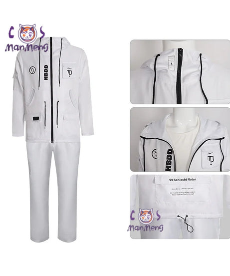 Aotsuki Eito Sumino Takumi Cosplay Costume Anime The Hundred Line -Last Defense Academy- Halloween men women casual jacket pants