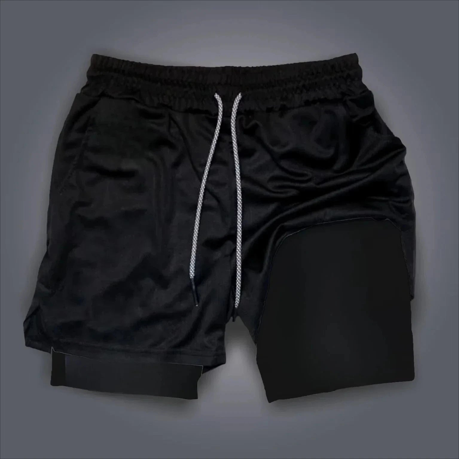 Dragon Ball Goku Anime Gym Shorts Men Double-layer 2-in-1 Sports Pants New Summer Print Beach Pants Streetwear