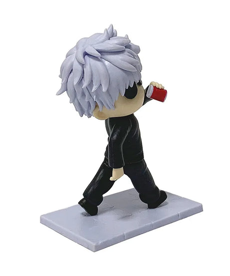 Jujutsu Kaisen Q Edition Sunglasses Gojo Wu Xia You Jie Street Slipper Standing Posture Handheld Car Ornament Decoration