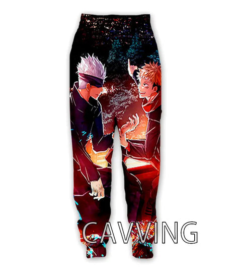 New Fashion 3D Print Anime Jujutsu Kaisen Casual Pant Sport Sweatpants Straight Pants Jogging Pants Trousers for Women/Men