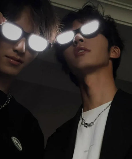 Conan Cosplay Glasses Anime LED Glasses Glowing Glasses Bowtie Men Women Halloween Carnival Party Role Play Props Accessories