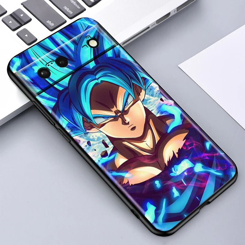 Dragon Ball Z Shockproof Silicone Case – Google Pixel 4 to 9 Series