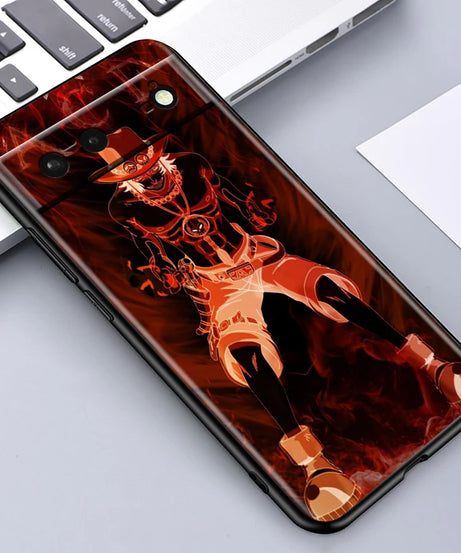 One Piece Anime Zoro Luffy For Google Pixel 9 8 7A 7 6A 6 5A 5 4 4A XL 5G Black Silicon Shockproof Shell Cover Phone Case