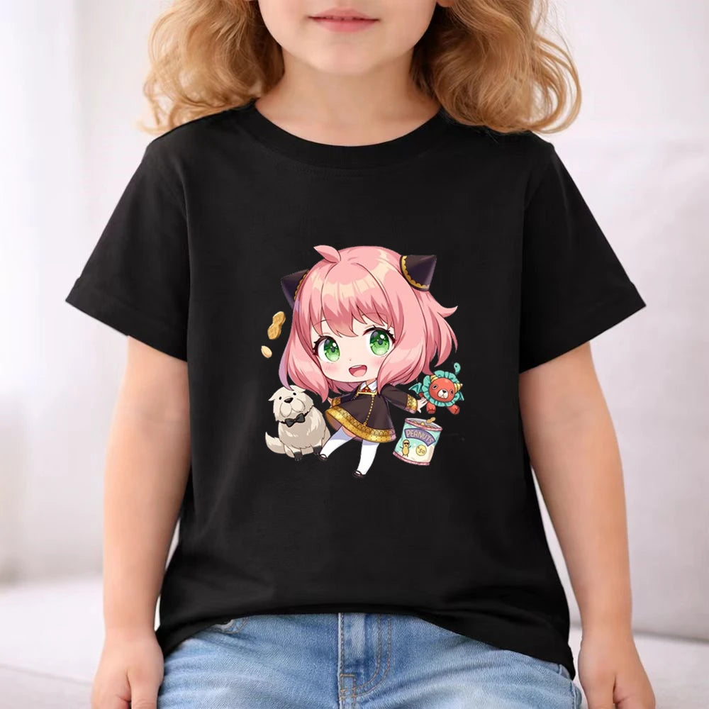 Spy x Family Anya Forger Kids T-Shirt & Shorts 2-Piece Summer Outfit Set 3